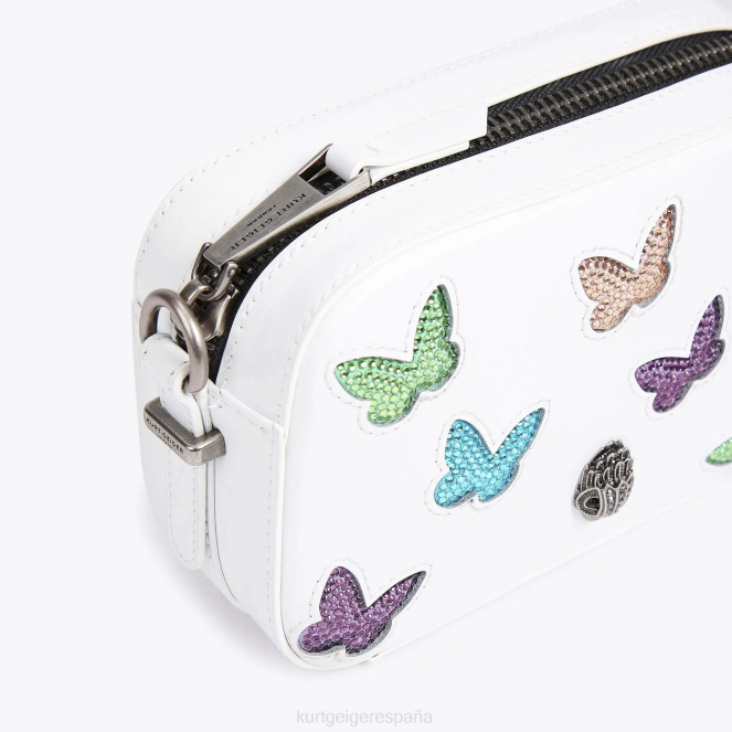 Kurt Geiger mujer bolso cámara london pequeño mariposa 2LPR213 | bolsas peine blanco